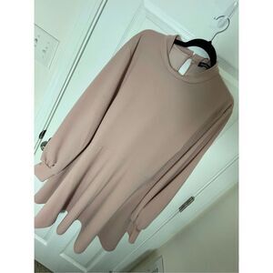 Boohoo women’s long sleeve dress pink size 18